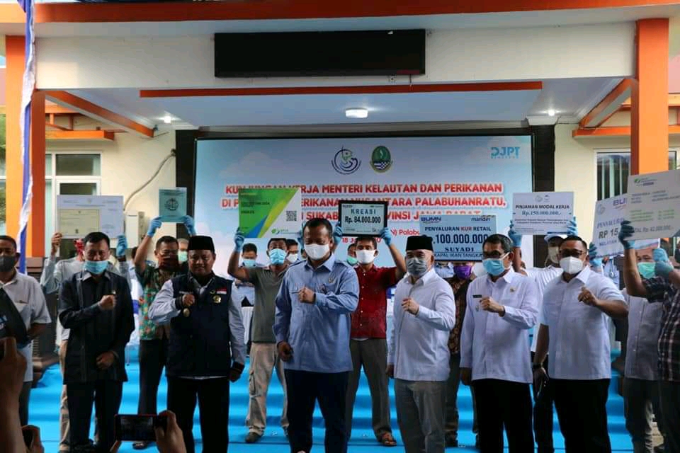 Kunker Mentri Kelautan Dan Perikanan Ke Pelabuhan Ratu Sukabumi